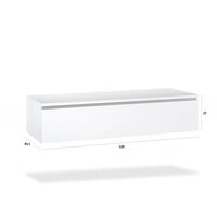 Base con top 1 cassetto ASTRA L.120 P.45 H.27 cm colore rovere miele