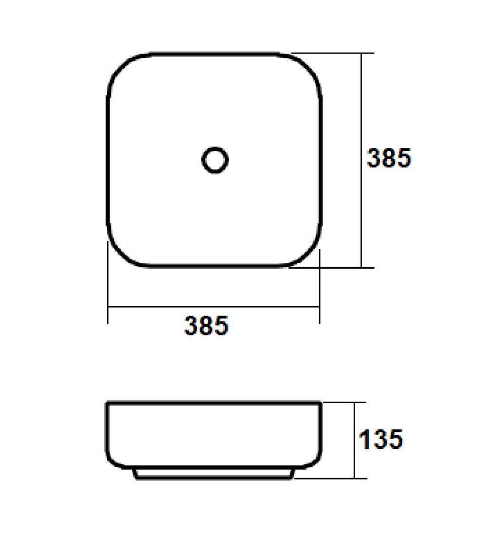 Composizione doppio lavabo 7 pezzi ASTRA cmento/bianco