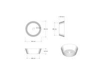 Mobile bagno composizione doppio lavabo 8 pezzi L.160 P.45 H.190 cm ASTRA colore bianco