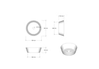 Composizione doppio lavabo 8 pezzi ASTRA bianco_165x45x190