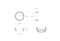 Composizione doppio lavabo 9 pezzi ASTRA avana_225x45x190