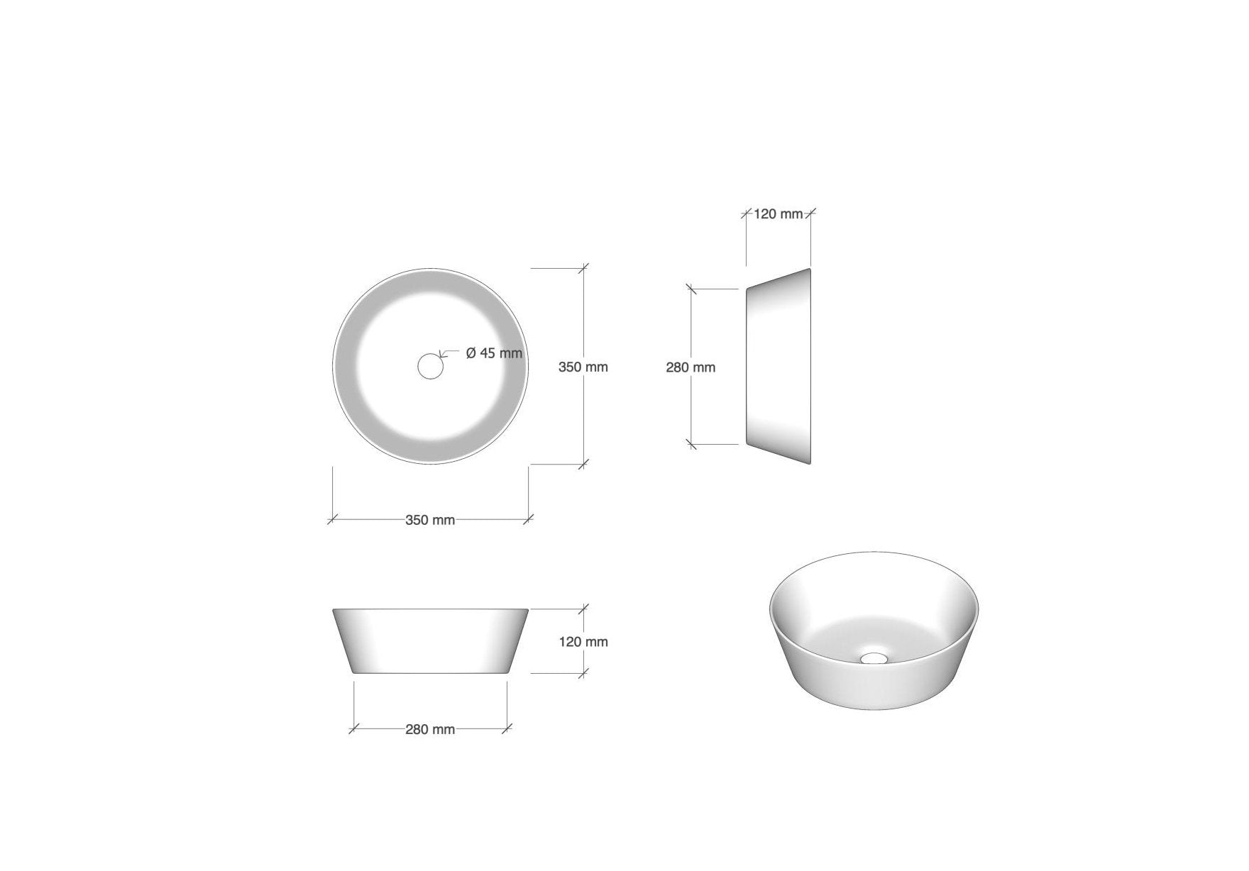 Composizione doppio lavabo 9 pezzi ASTRA rovere miele_225x45x190