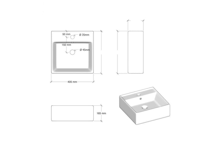 Mobile bagno composizione doppio lavabo 8 pezzi ASTRA colore avana