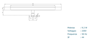 Composizione 5 pezzi ASTRA corten/bianco 