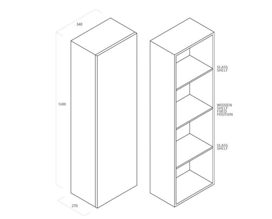 Colonna ASTRA rovere alaska