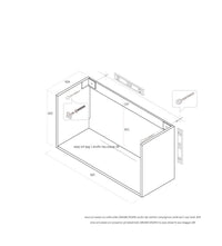 Base portalavabo 1 cassetto AURORA rovere cenere