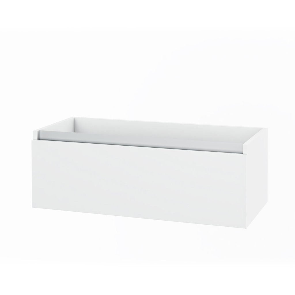 Base portalavabo 1 cassetto L.100 P.45 H.35 cm AURORA colore bianco