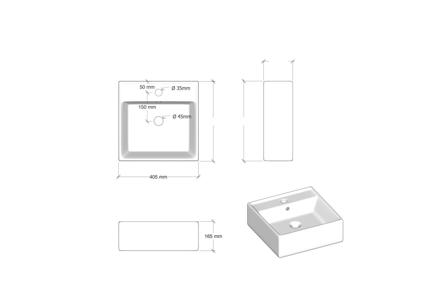 Composizione doppio lavabo 8 pezzi AURORA rovere miele