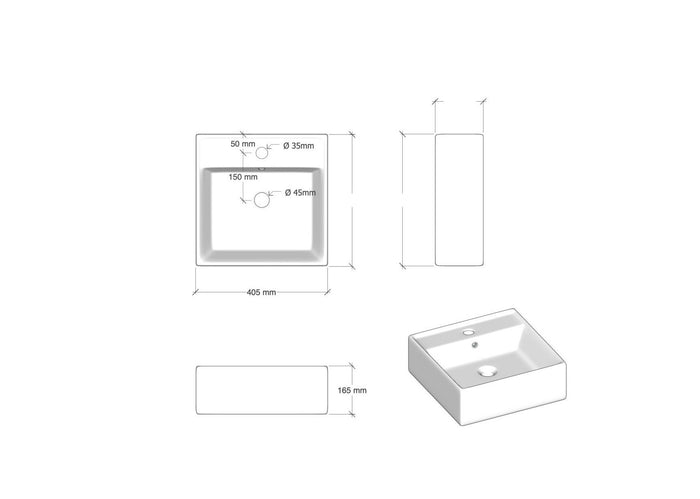 Composizione doppio lavabo 8 pezzi AURORA rovere miele