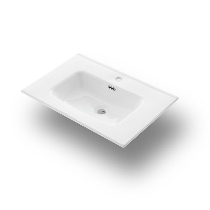 Mobile bagno composizione 4 pezzi L.81 P.46,5 H.190 cm IGEA colore avana