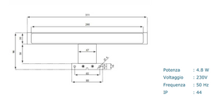 Composizione vasca DX 4 pezzi IGEA blu pietra