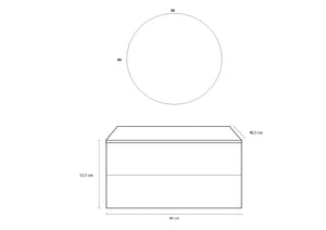 Composizione 4 pezzi IGEA ossido_81x46,5x190