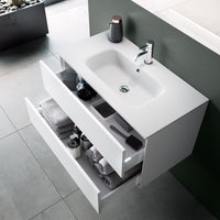 Mobile bagno composizione 4 pezzi L.101 P.46,5 H.190 cm IGEA colore ossido