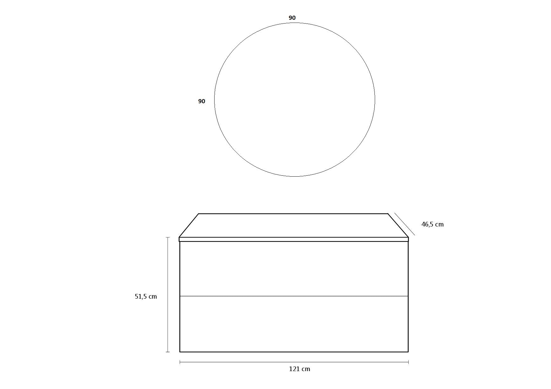 Composizione 4 pezzi IGEA ossido_121x46,5x190