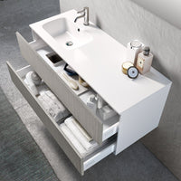 Mobile bagno composizione vasca SX 4 pezzi IGEA colore pino artico