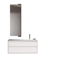 Mobile bagno composizione 3 pezzi L.120 P.45 H.190 cm IGEA colore bianco