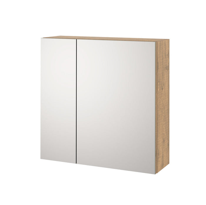 Specchio Contenitore 2 ante VANITY-S rovere miele in melaminico e vetro e metallo