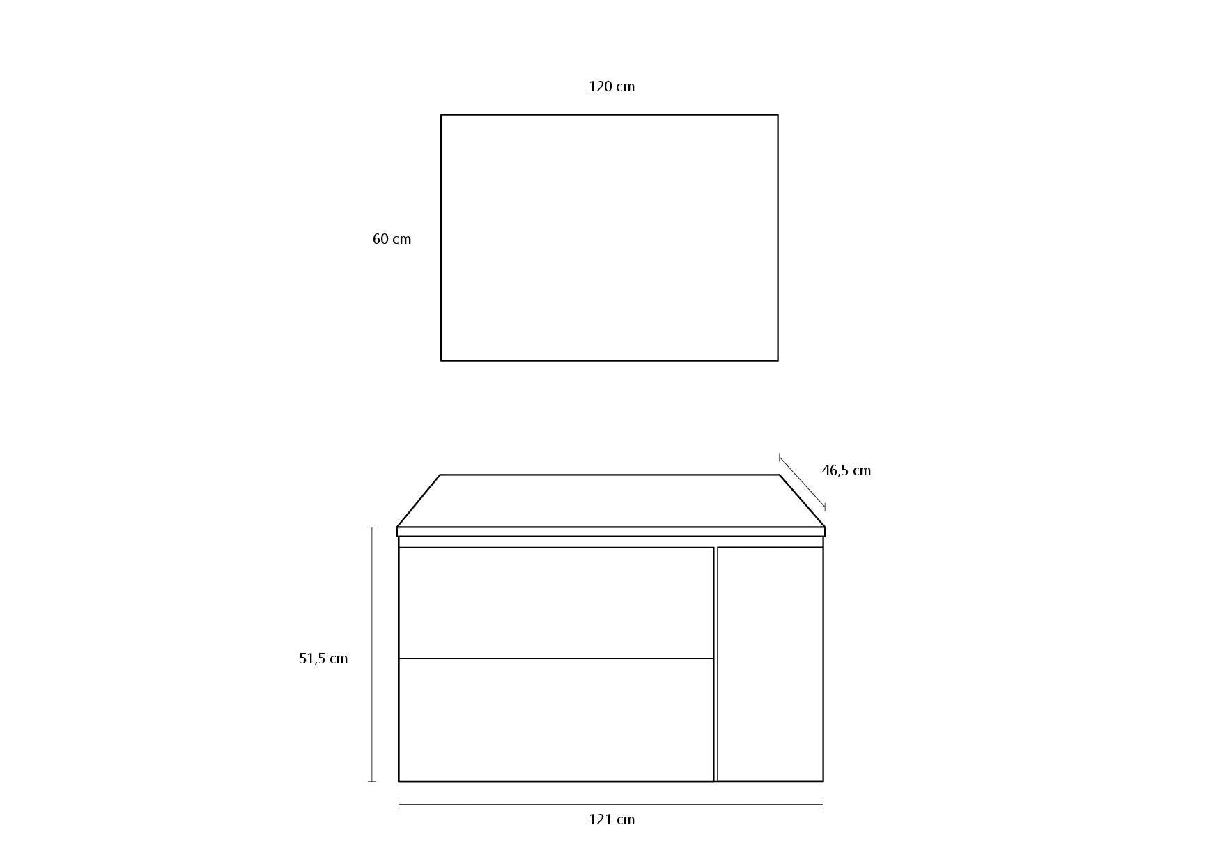 Mobile bagno composizione 4 pezzi NETTUNO colore bianco lucido