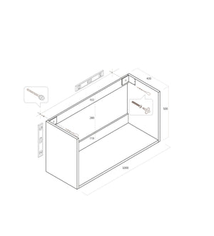 Composizione 4 pezzi PLUTONE avana  pietra