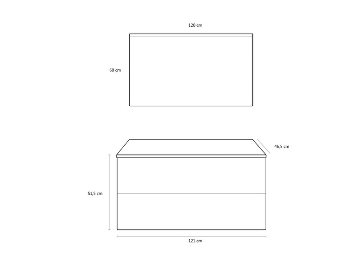 Composizione 3 pezzi PLUTONE bianco pietra