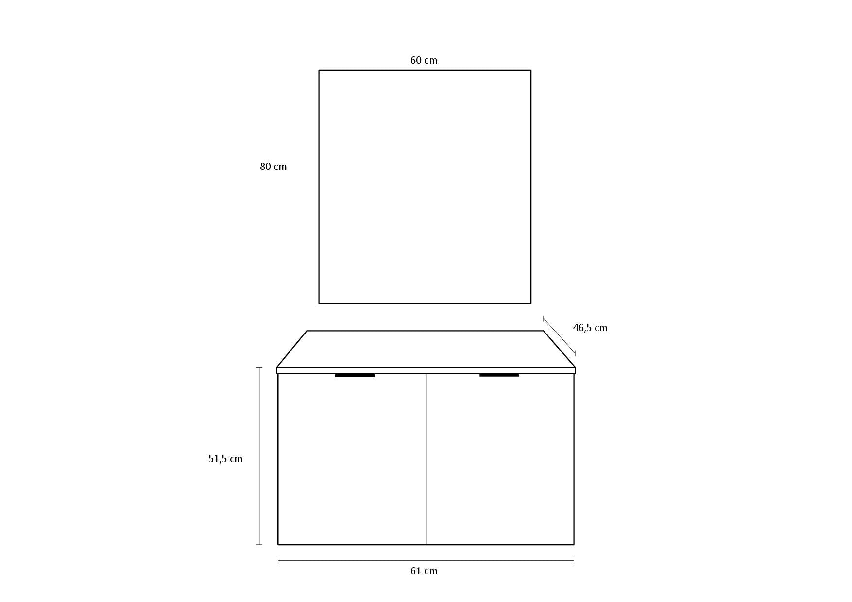 Composizione 4 pezzi SIRIO rovere miele