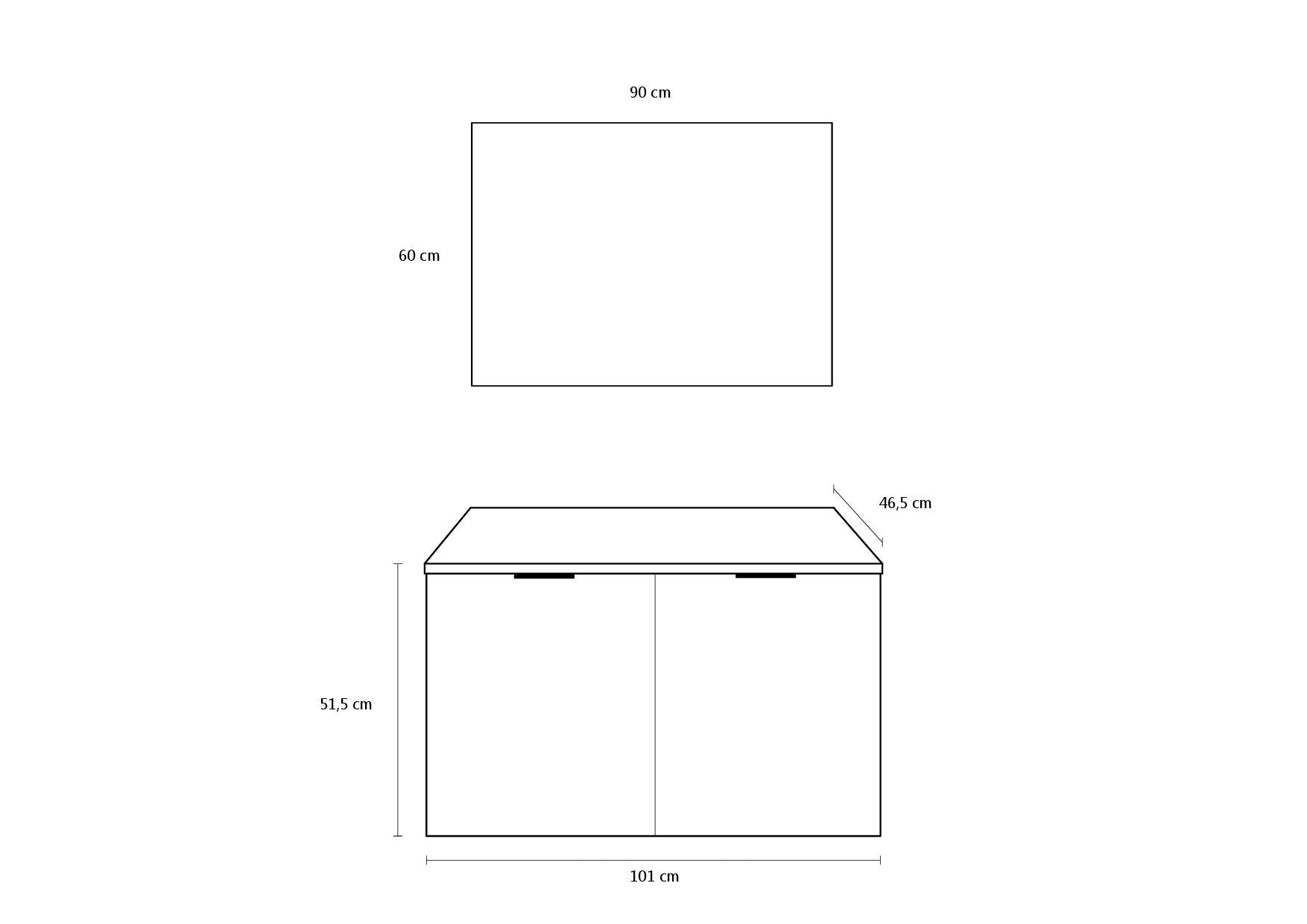 Mobile bagno composizione 4 pezzi L.101 P.46,5 H.190 cm SIRIO colore bianco lucido