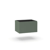 Base portalavabo 1 cestone VENERE verde salvia