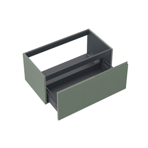 Base portalavabo 1 cestone VENERE verde salvia_80x45x35