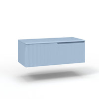 Base con top 1 cestone VENERE azzurro tiffany_100x45x37