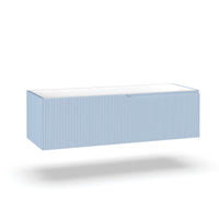 Base portalavabo 1 cestone VENERE azzurro tiffany_120x45x35