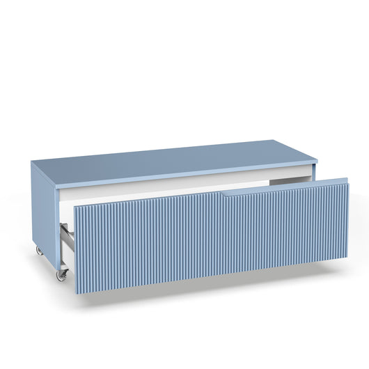 Cassettiera VENERE azzurro tiffany_120x45x42