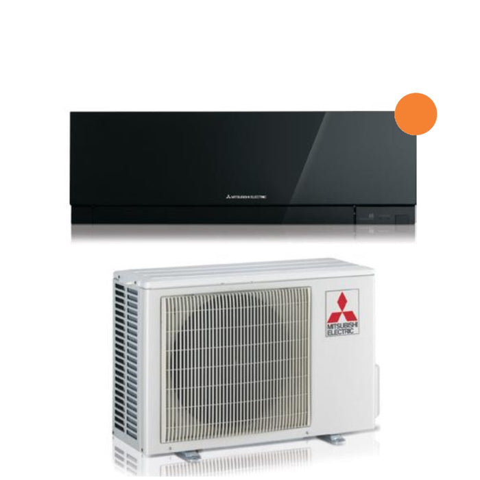 Climatizzatore Condizionatore Mitsubishi Electric Inverter Kirigamine ZEN R-32 Black 9000 btu MSZ-EF25VGKB Nero Wi-Fi Integrato -(Novità)