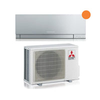 Climatizzatore Condizionatore Mitsubishi Electric Inverter Kirigamine ZEN R-32 Silver 12000 btu MSZ-EF35VGKS Argento Wi-Fi Integrato -(Novità)