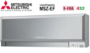 Unità Interna a Parete Mitsubishi Electric Inverter Serie Kirigamine Zen 18000 BTU MSZ-EF50VES Colore Silver - Grigio