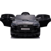 Macchina Elettrica per Bambini Licenza Audi e-Tron Sportback 12V Telecomando e Lettore Mp3 Nero