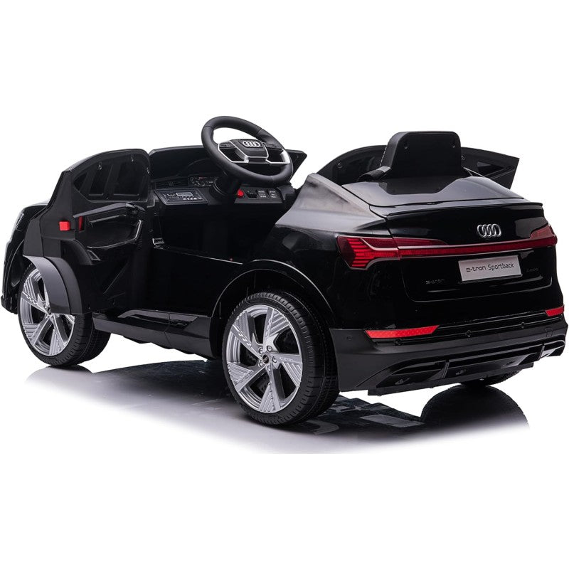 Macchina Elettrica per Bambini Licenza Audi e-Tron Sportback 12V Telecomando e Lettore Mp3 Nero