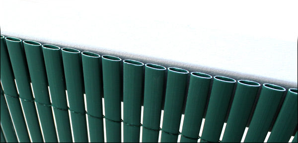 Tappetino Frangivista per Recinzione (AxL) 90 x 300 cm Schermo protettivo in PVC - Verde [neu.haus]