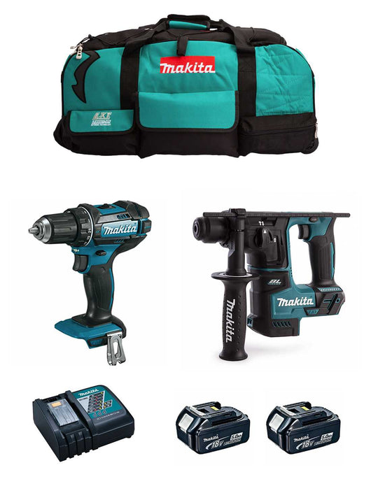 Makita  kit 18v msb2p2 (dhr171 + ddf482 + 2 x 5,0.. 8435587904106