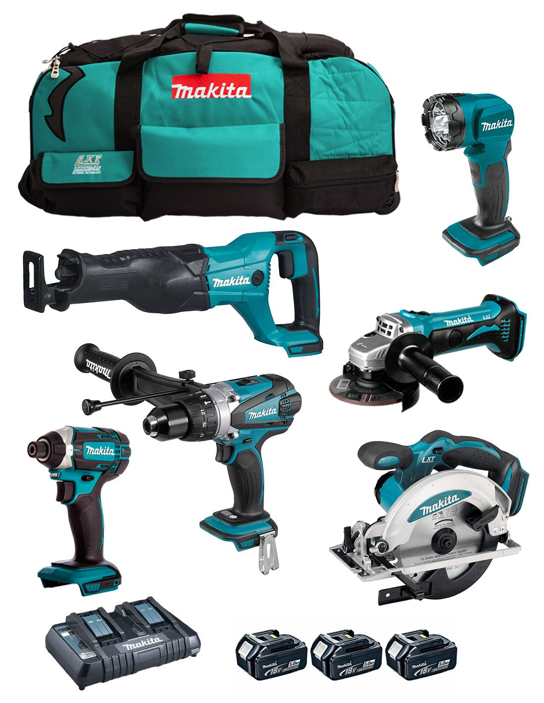 Makita  kit dlx6104tx2 (dhp458 + dtd152 + dss610 +.. 0088381730877