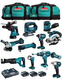 Makita  kit mk1102 (dhp481+dhr243+ dga504+ dtd152+.. 8435587916505