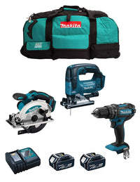 Makita  kit mk302 (dhp482 + dss610 + djv182 + 2 x.. 8435587916307