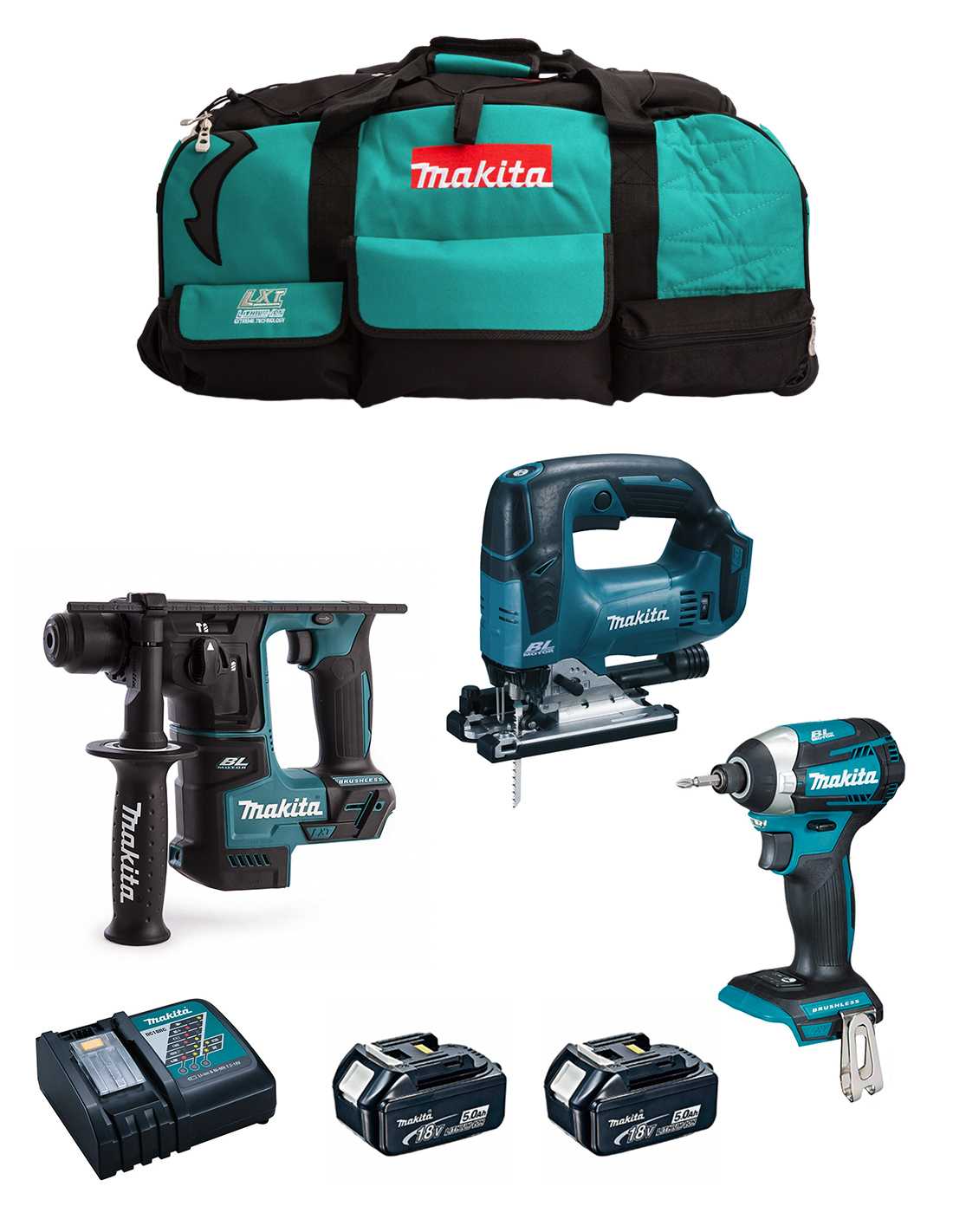 Makita  kit mk303 (dhr171 + dtd154 + djv182 + 2 x.. 8435587916314