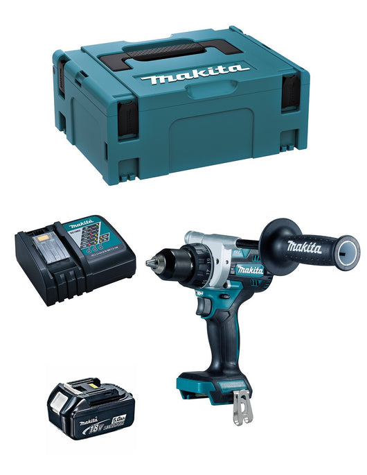 Makita trapano avvitatore  ddf486rtj1 (1 x 5,0 ah.. 8435587927099