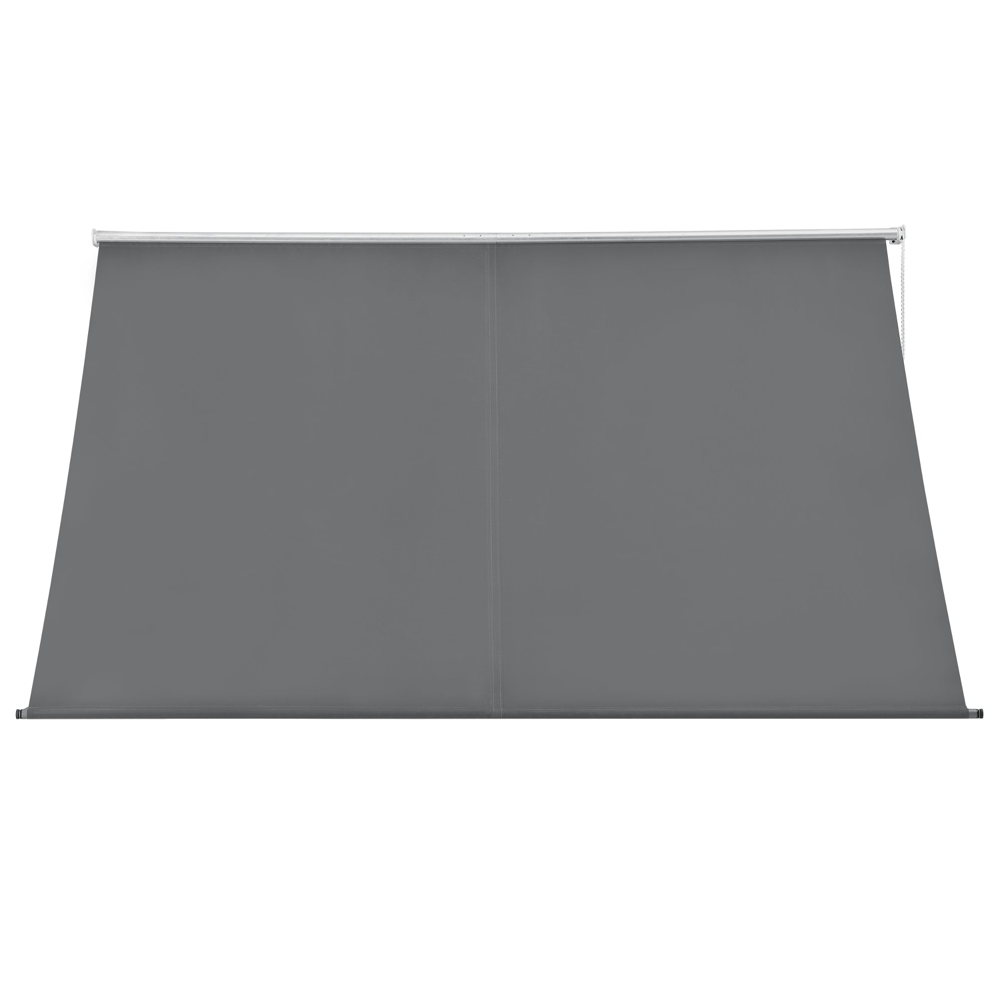 [pro.tec] Tenda da sole a parete con catenella - Paravento, parasole - 300 x 120 cm - Grigio