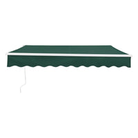 Tenda da Sole a Muro con Bracci Estensibili e Manovella - 250 x 200 cm (LxP) - Tettuccio Parasole con Protezione Raggi