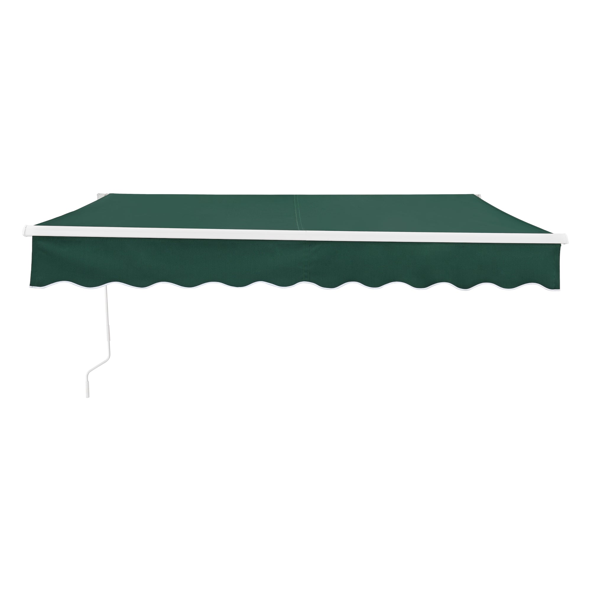 Tenda da Sole a Muro con Bracci Estensibili e Manovella - 250 x 200 cm (LxP) - Tettuccio Parasole con Protezione Raggi