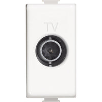 Matix Presa TV passante 14dB 1M bianco AM5202P14