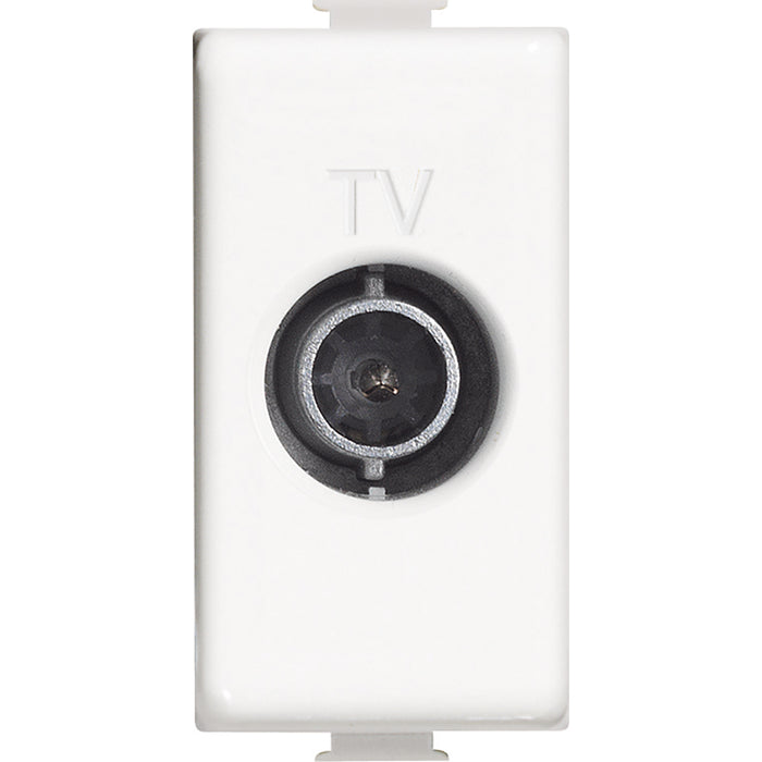 Matix Presa TV passante 14dB 1M bianco AM5202P14