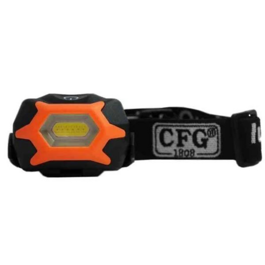 Cfg el029 torcia led da testa con interruttore touch batterie incluse 110lm ipx4