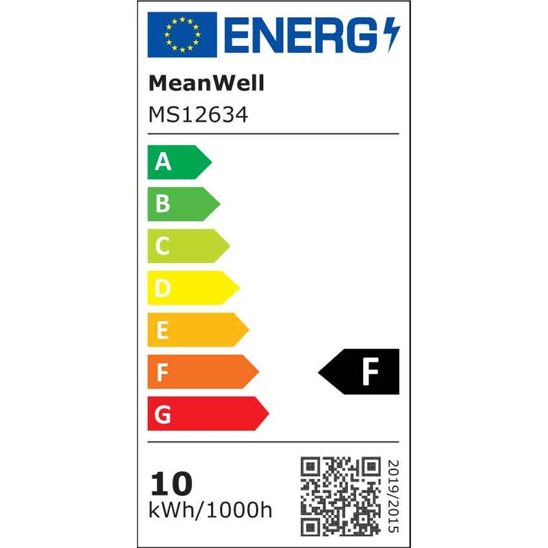 MeanWell Bobina Striscia LED COB 528 24V, 10W/M, Dimmerabile PWM, Tagliabile Ovunque, IP20, Efficienza 95lm/W, CRI>90, CE, Durata 30000 Ore, 4000K Bianco Neutro